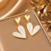 Classic Heart Drop Earrings