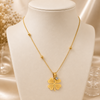 Elegant Clover Charm Necklace