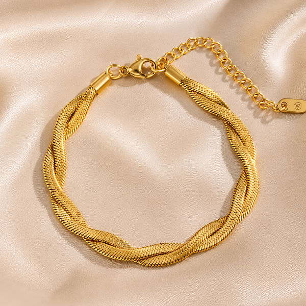 Luxe Gold Snake Bracelet