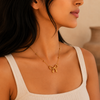 Elegant Infinity Bow Necklace