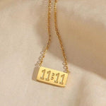 Load image into Gallery viewer, Gold Plated 11:11 Wish Pendant