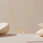 Load image into Gallery viewer, Gold Plated Anti-Tarnish Floral Pendant