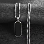 Load image into Gallery viewer, Silver Black Hip Hop Pendant