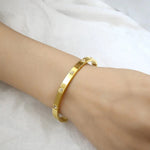 Load image into Gallery viewer, Gold Plated Love AD Bracelet