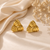 Modern Triangle Stud Earrings