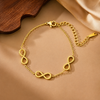 Infinity Wrap Gold Bracelet