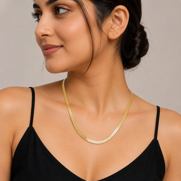 Modern Muse Snake Necklace