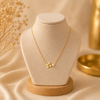 Floral Pearl Charm Necklace