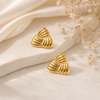 Modern Triangle Stud Earrings