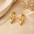 Infinity Gold Drop Earrings