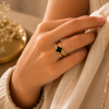 Premium Clover Gold Ring