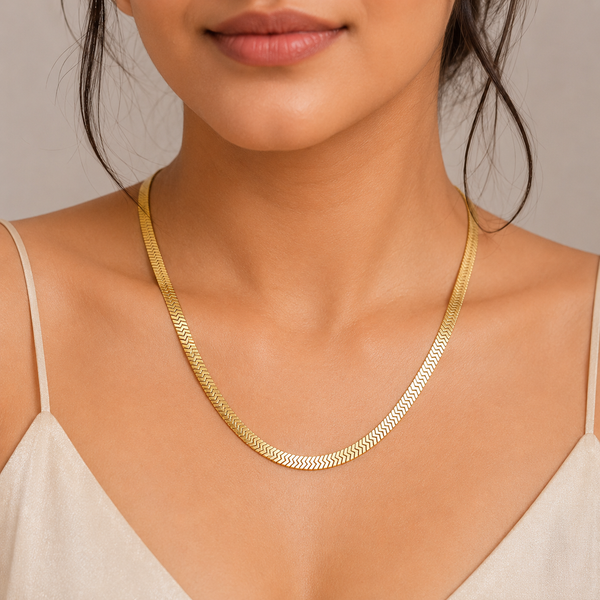 Modern Muse Snake Necklace