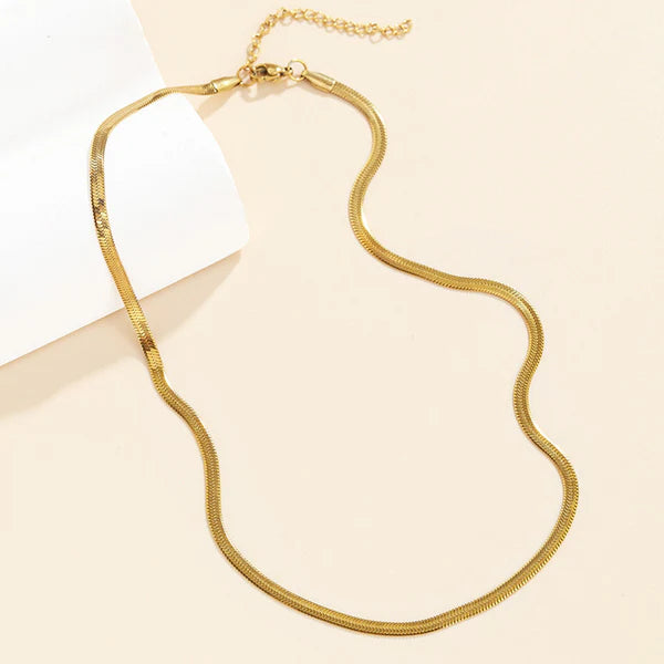 Modern Gold Snake Chain