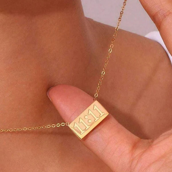 Gold Plated 11:11 Wish Pendant