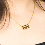 Load image into Gallery viewer, Gold Plated 11:11 Wish Pendant

