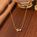 Load image into Gallery viewer, Gold Plated Anti-Tarnish Floral Pendant
