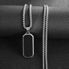 Urban Silver Black Pendant