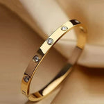 Load image into Gallery viewer, Gold Plated Love AD Bracelet
